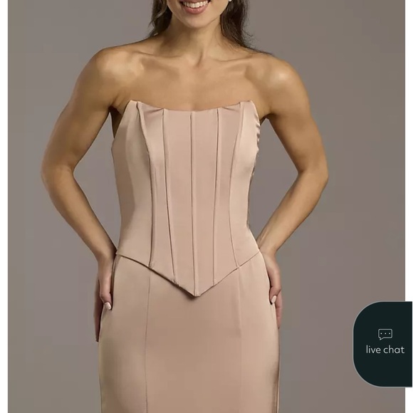 Galina White Corset Dress - Picture 3 of 4